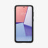 ACS05639 - Galaxy S23 Ultra Case Optik Armor in black showing the back with lens protector slot open